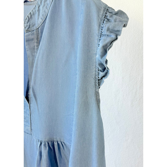 Jeanskleid -soft blue-