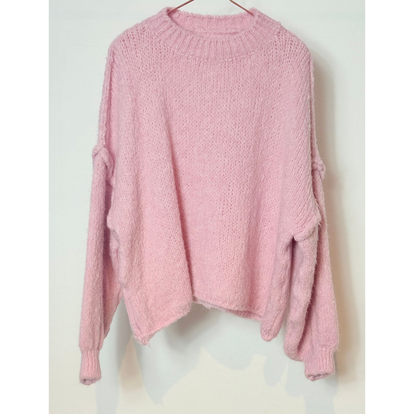 Strickpullover - rosa