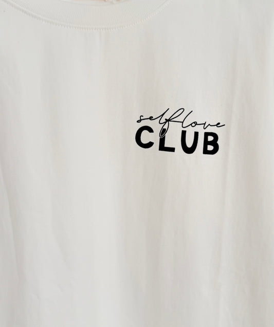 T-Shirt -Self Love Club- weiß