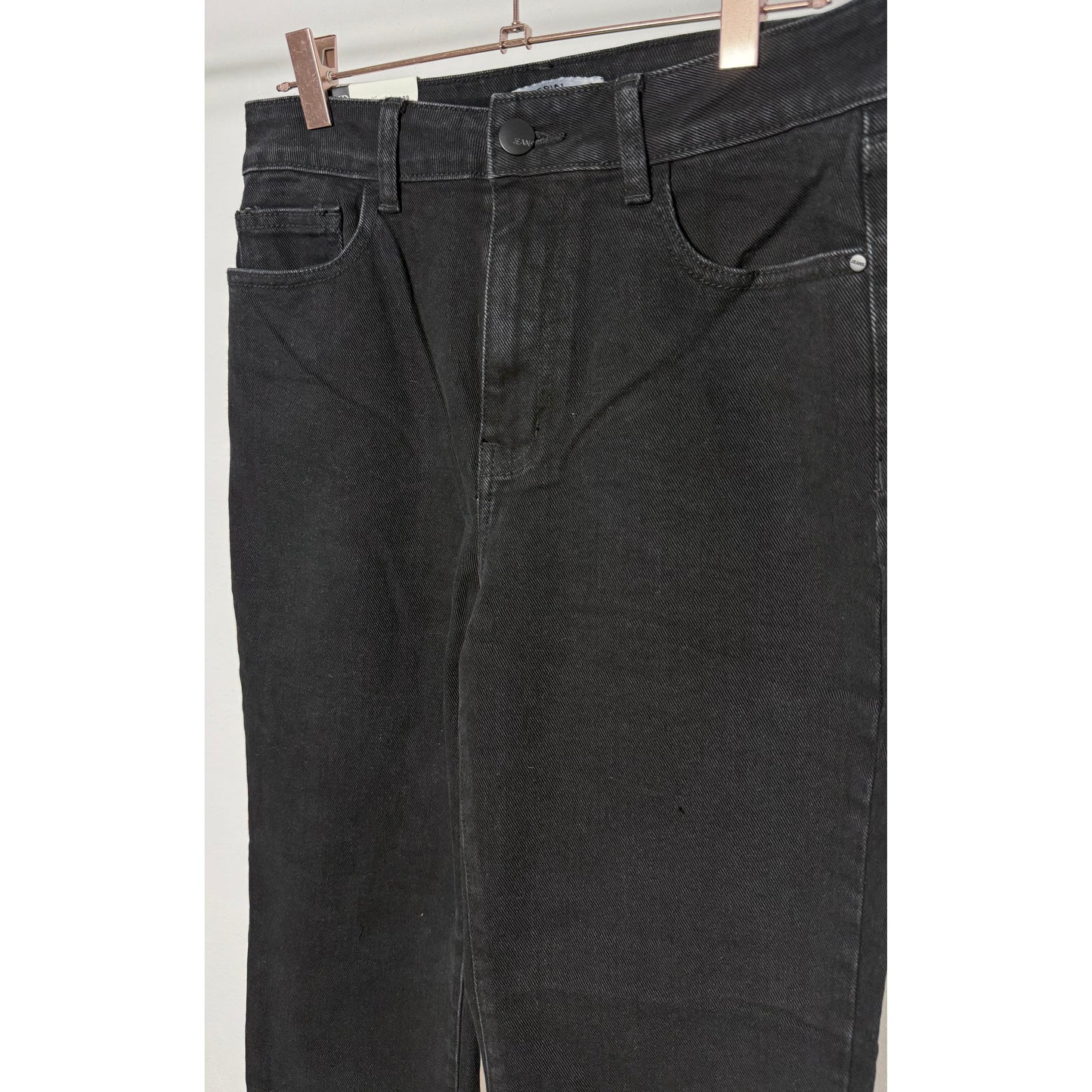 Mom Jeans Long - schwarz