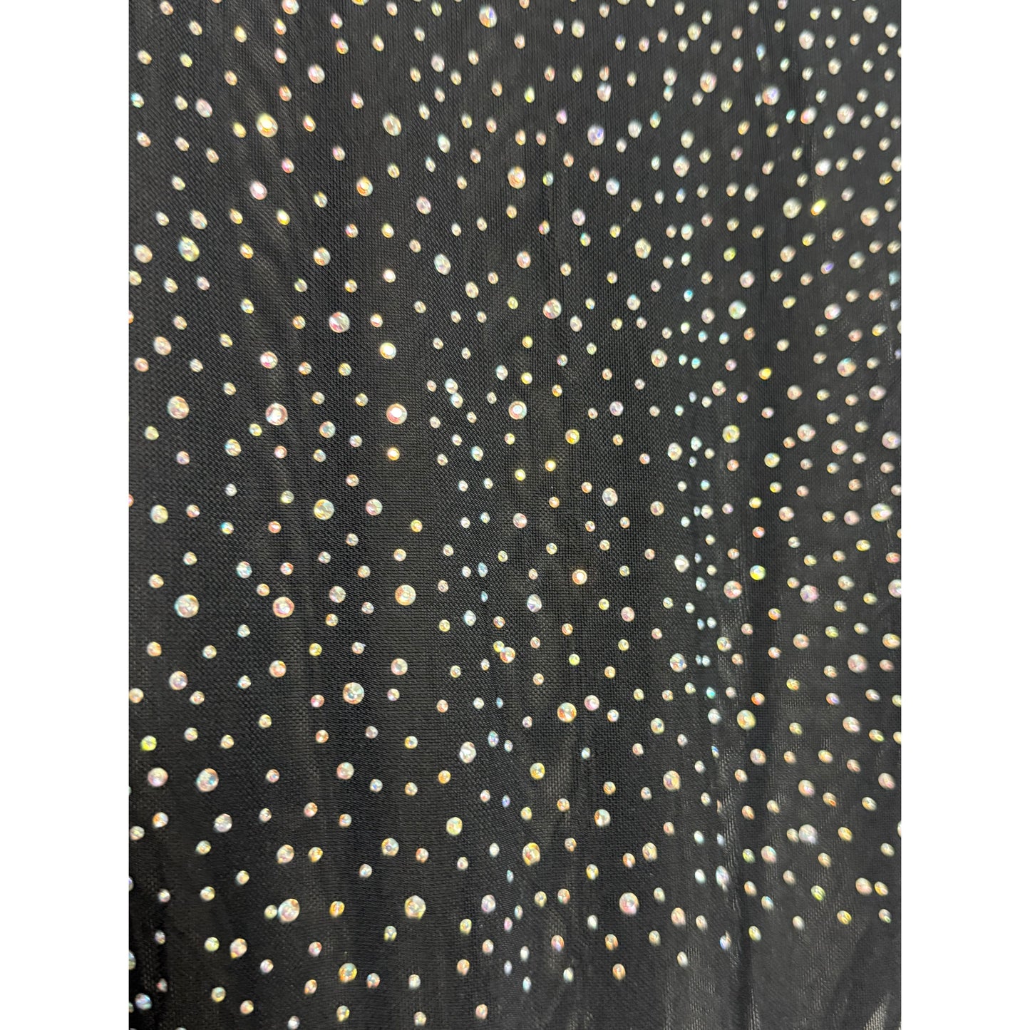 Glitzerbody - schwarz