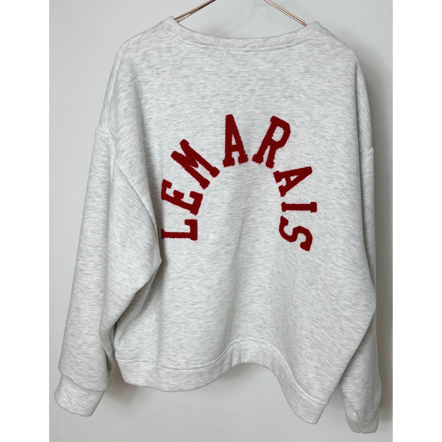 Pullover -LEMARAIS- hellgrau