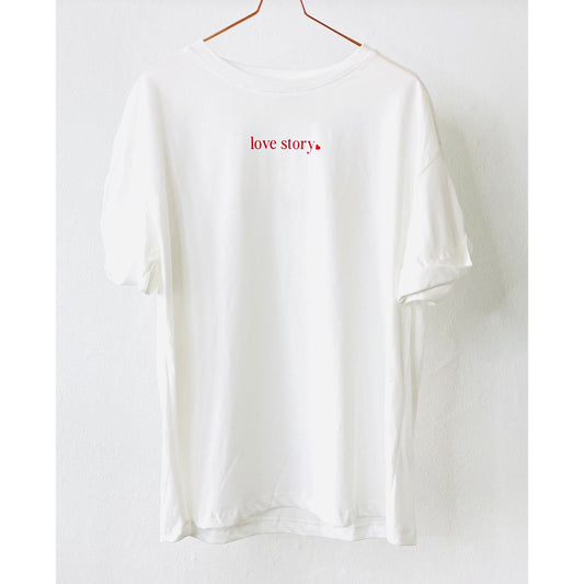 T-Shirt -Love Story- rot
