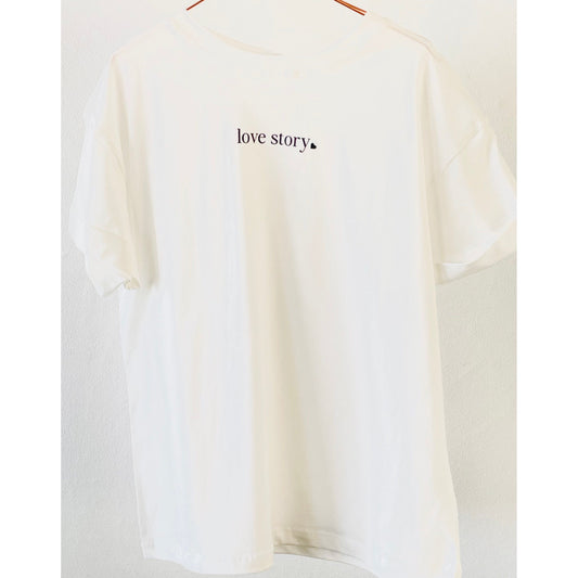 T-Shirt -Love Story- schwarz
