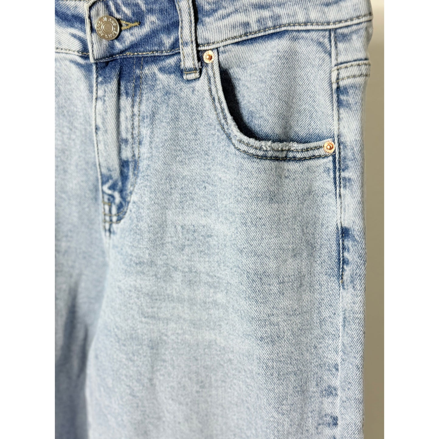 Straight Leg Jeans - denim