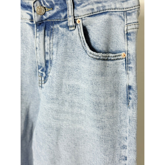 Straight Leg Jeans - denim