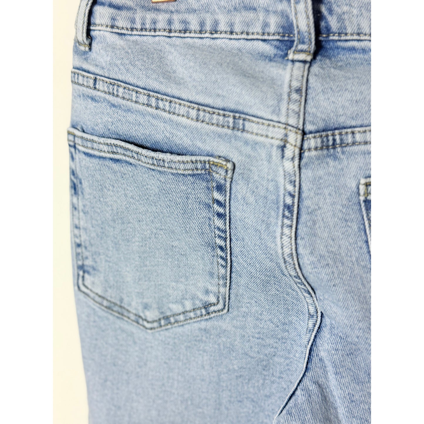 Straight Leg Jeans - denim