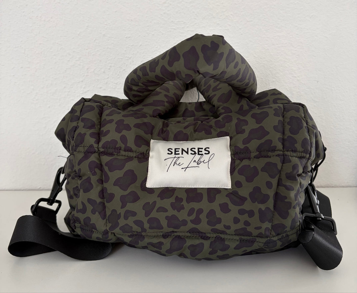 Senses. the label Crossbody Puffer Bag