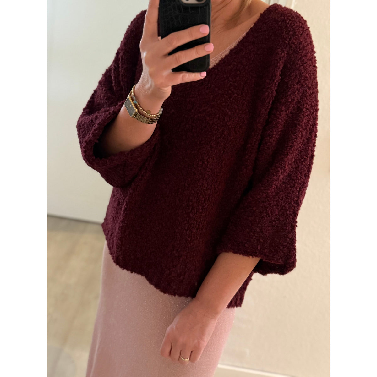 Pullover -bordeaux-