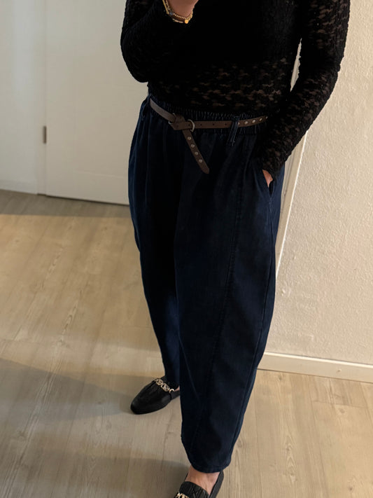 Barrel Jeans -dark denim-