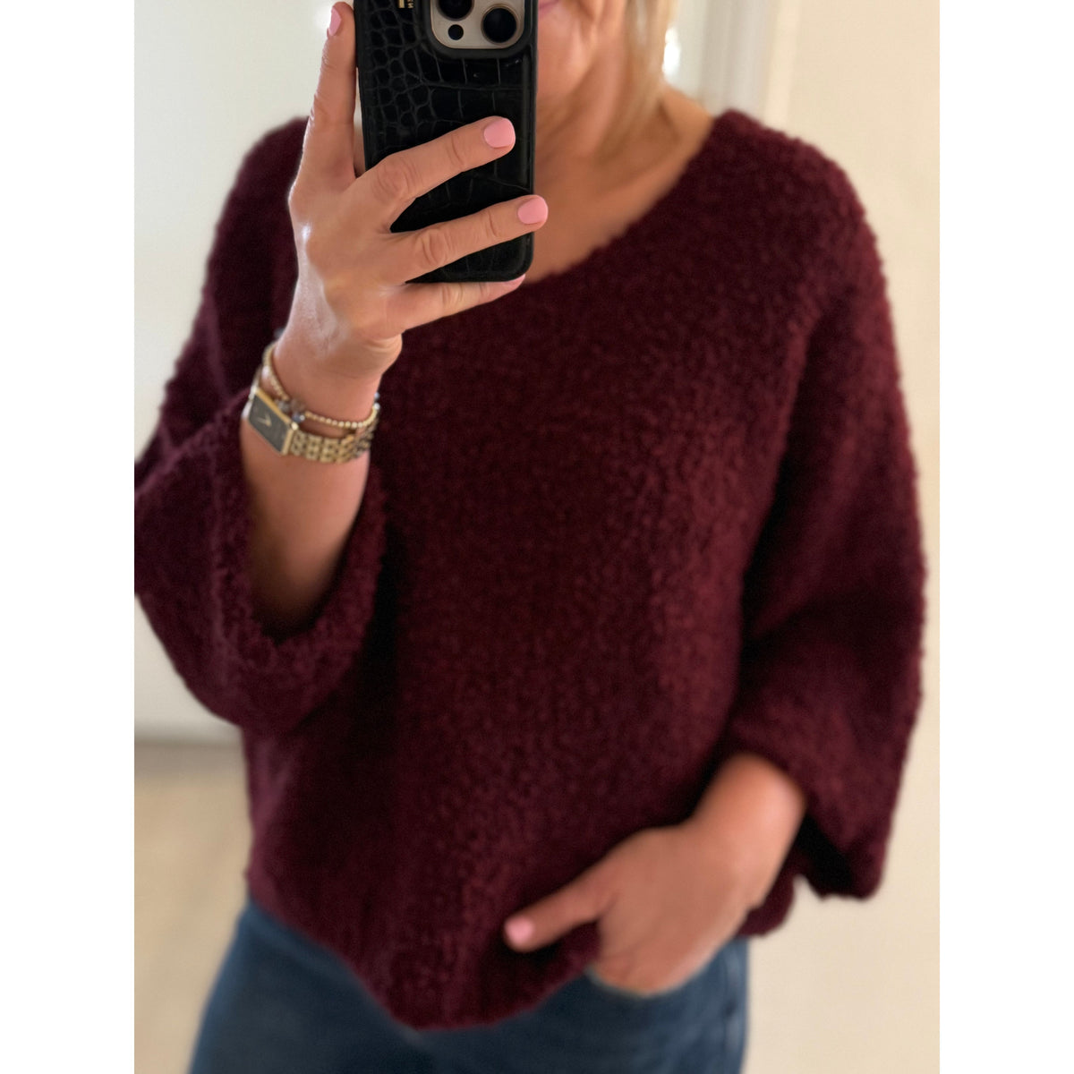 Pullover -bordeaux-