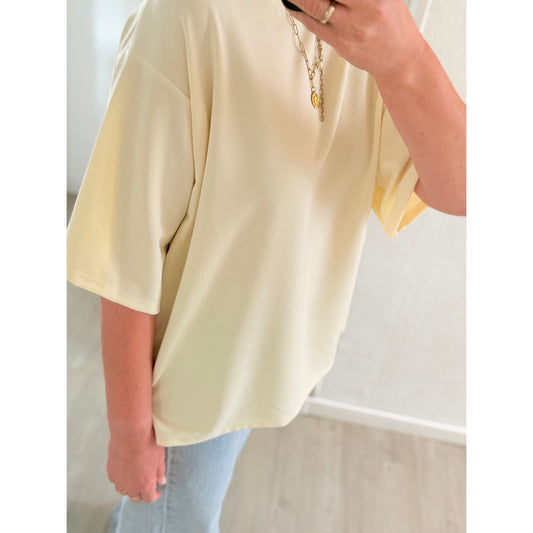 T-Shirt - butteryellow