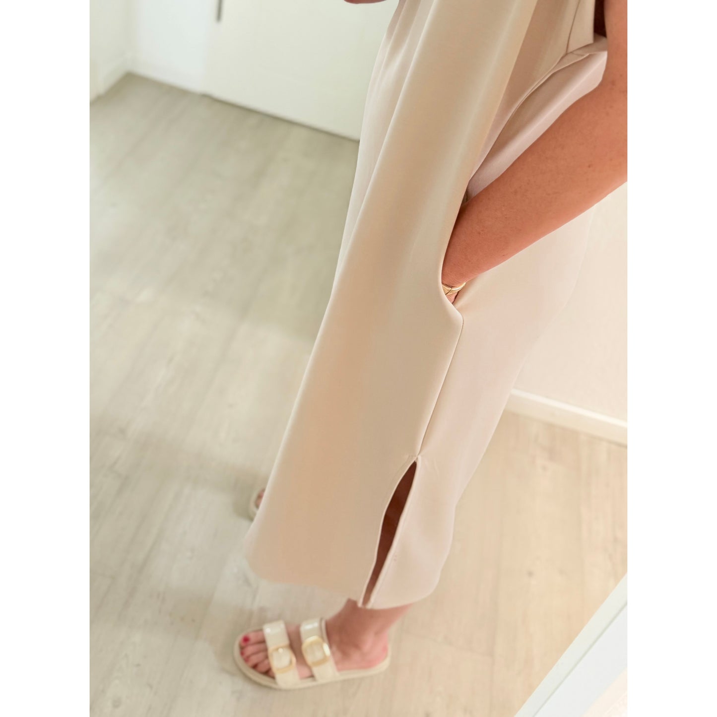 Kleid - beige