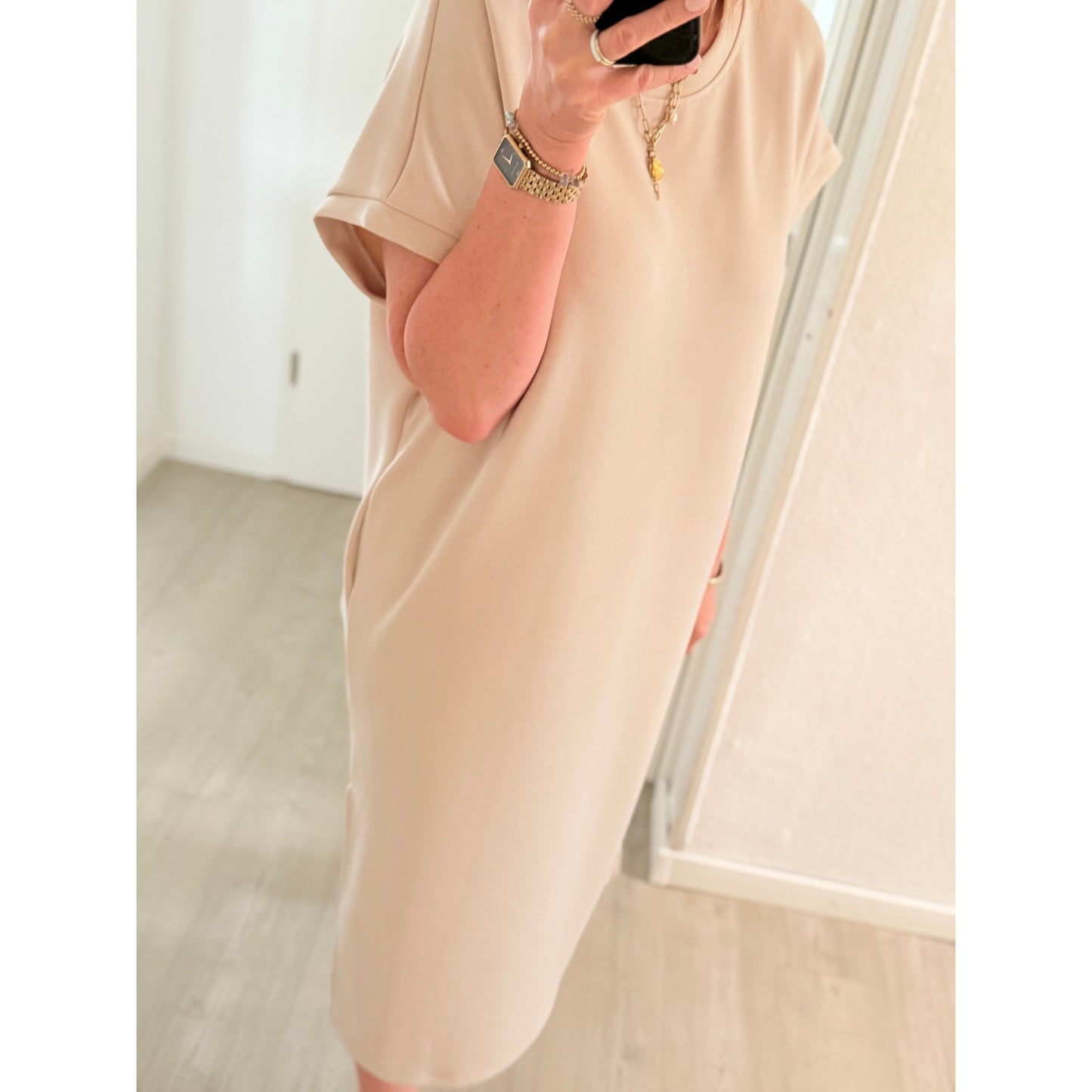 Kleid - beige