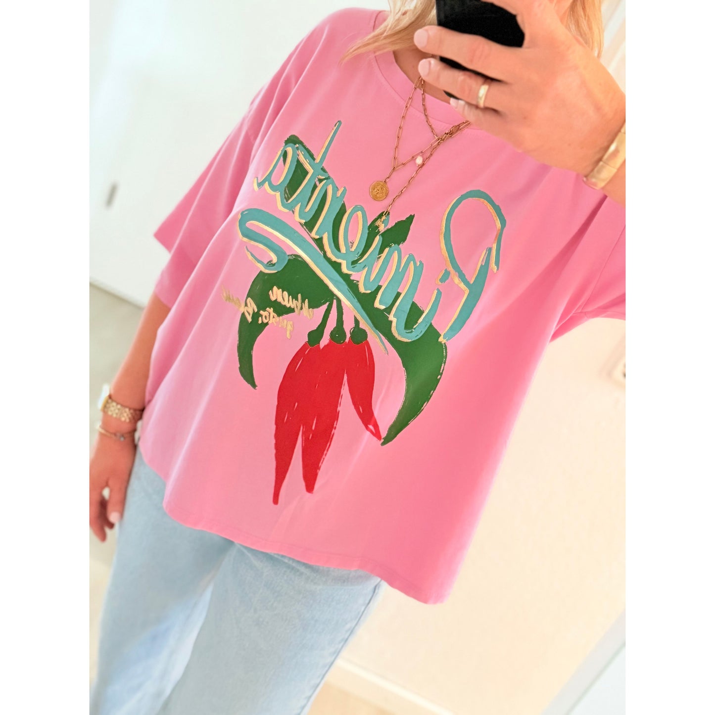 T-Shirt "Piementa" - rosa
