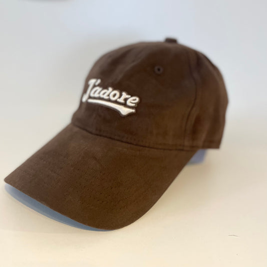 Cap -J´adore- braun