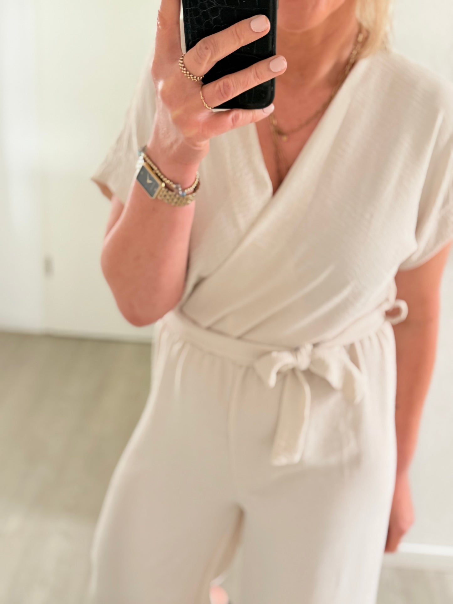Jumpsuit - beige
