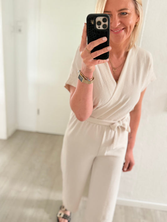 Jumpsuit - beige