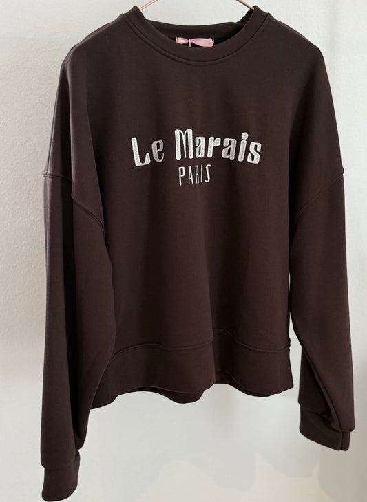 Sweater "Le Marais" - schokobraun