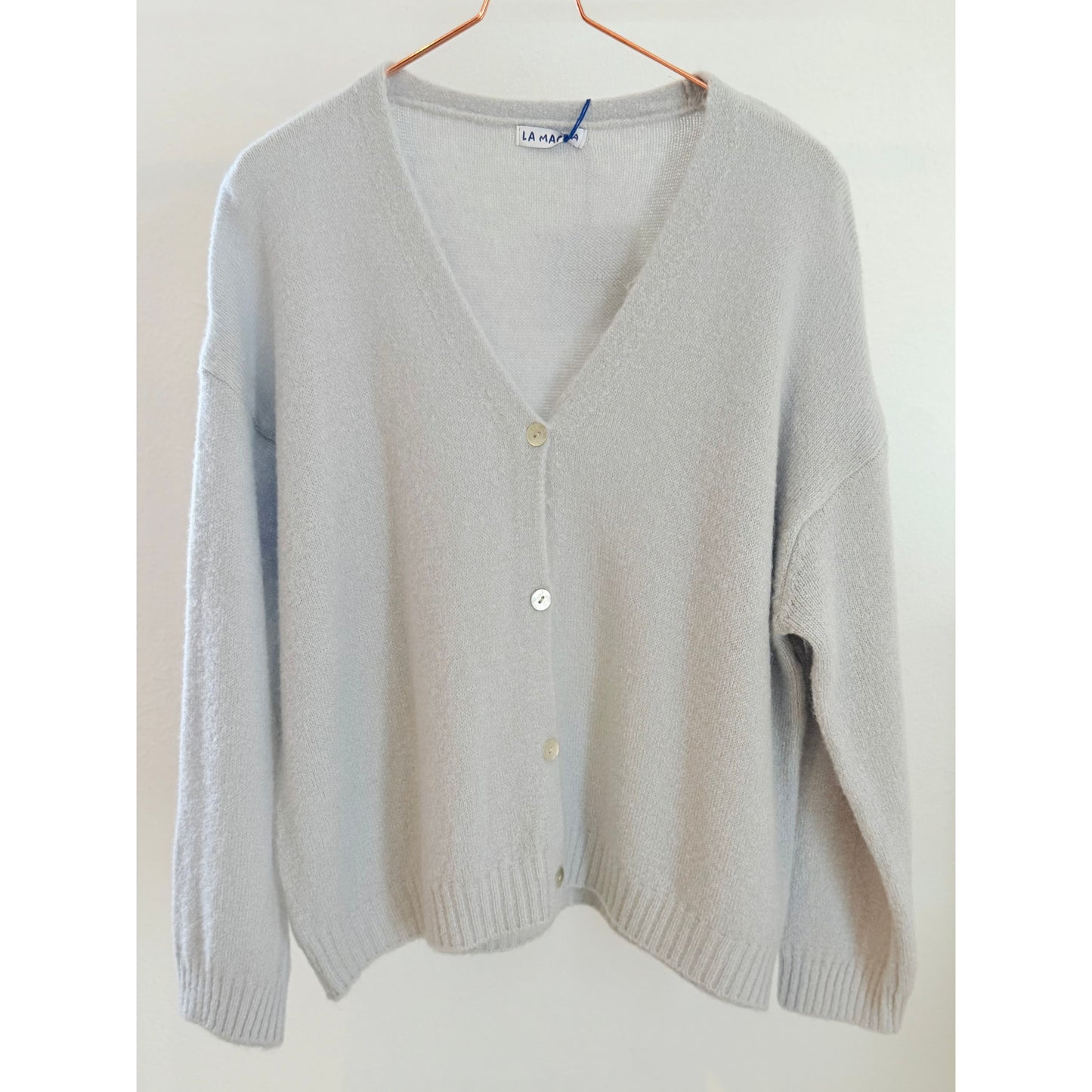 Strickjacke - hellgrau
