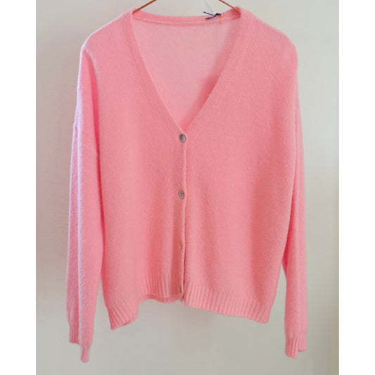 Strickjacke - rosa