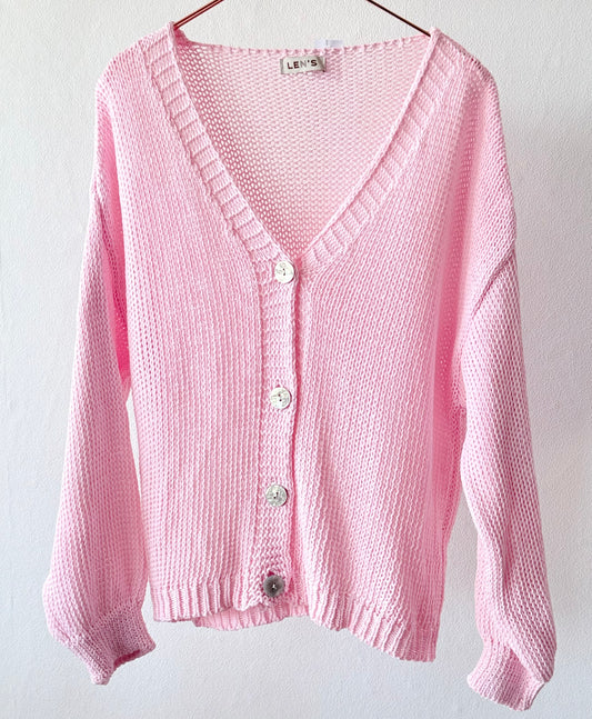 Strickjacke -rosa-
