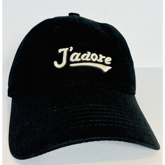 Cap -J´adore- schwarz