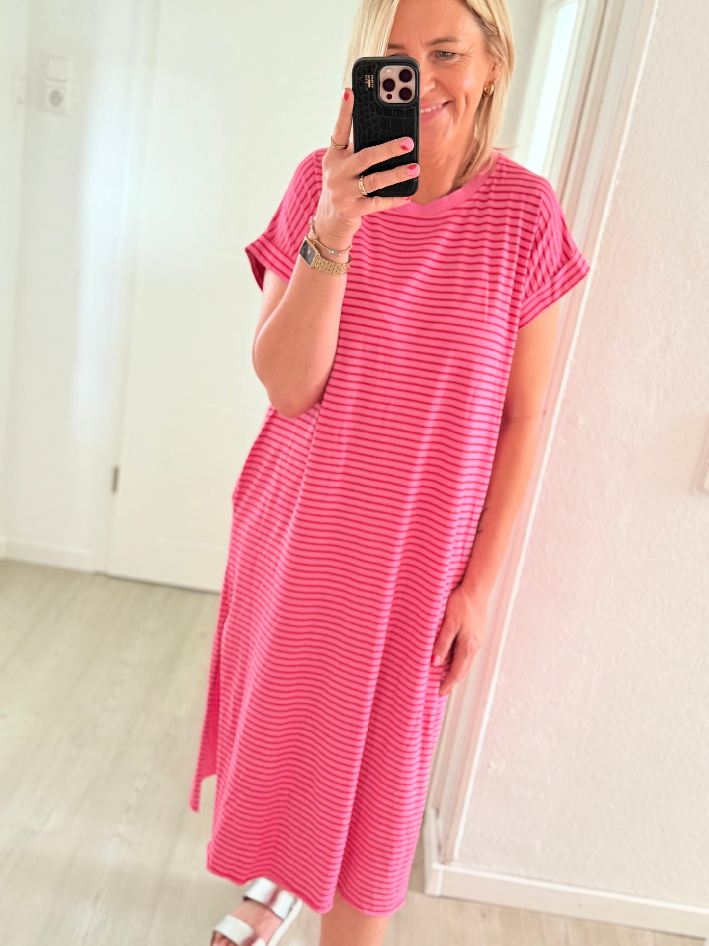 Kleid - rot/ pink