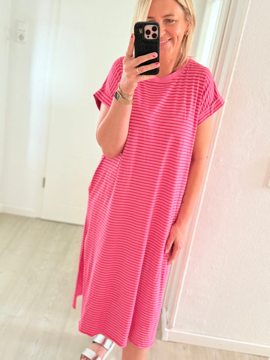 Kleid - rot/ pink