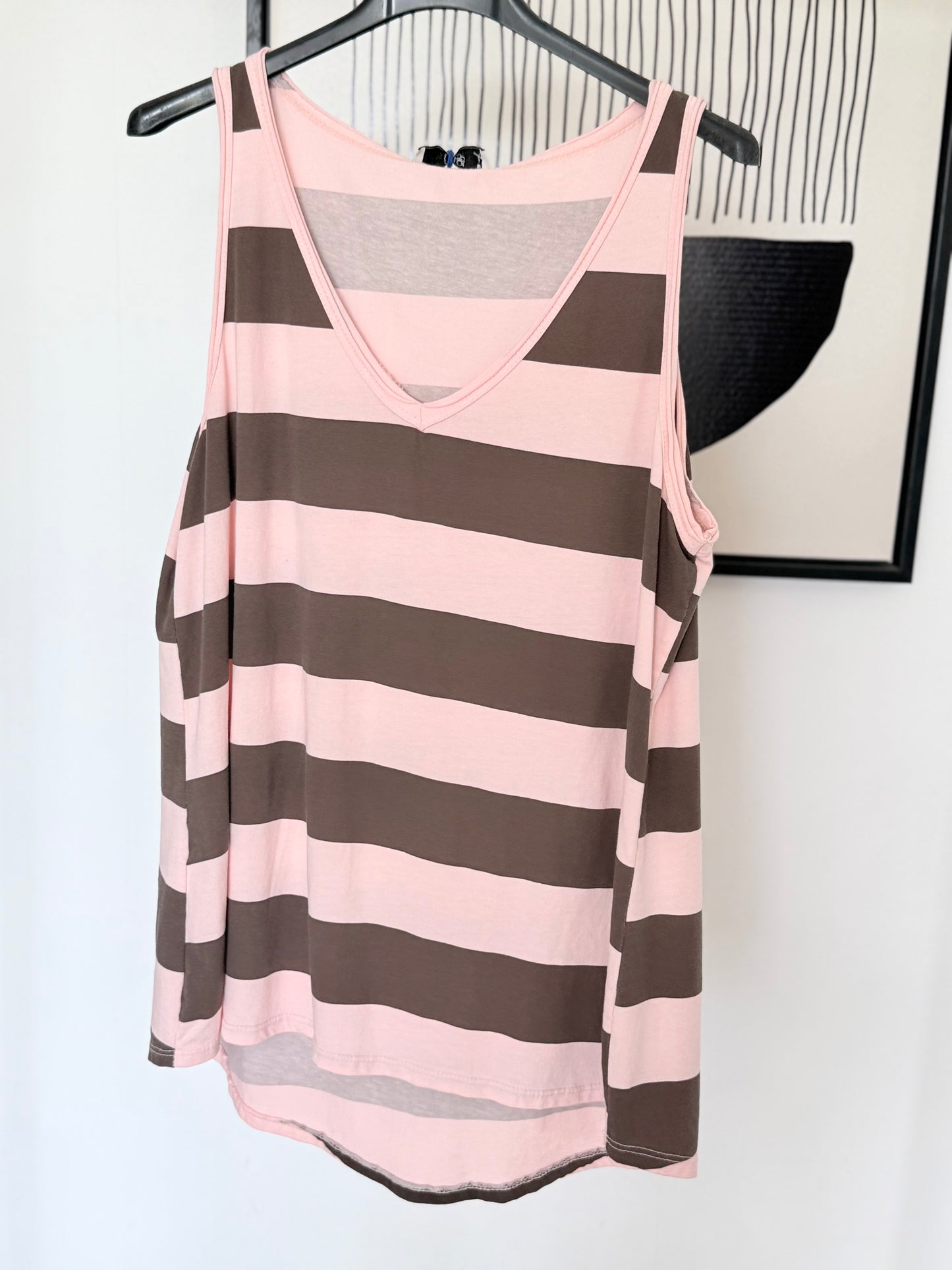 Top - braun rosa