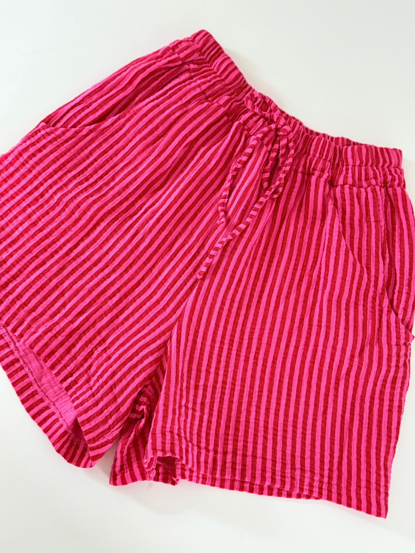 Musselin Shorts - gestreift