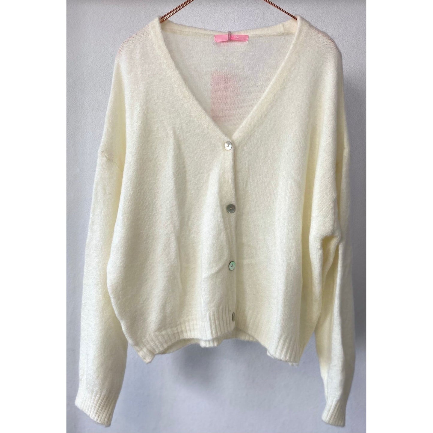 Strickjacke -naturweiß-