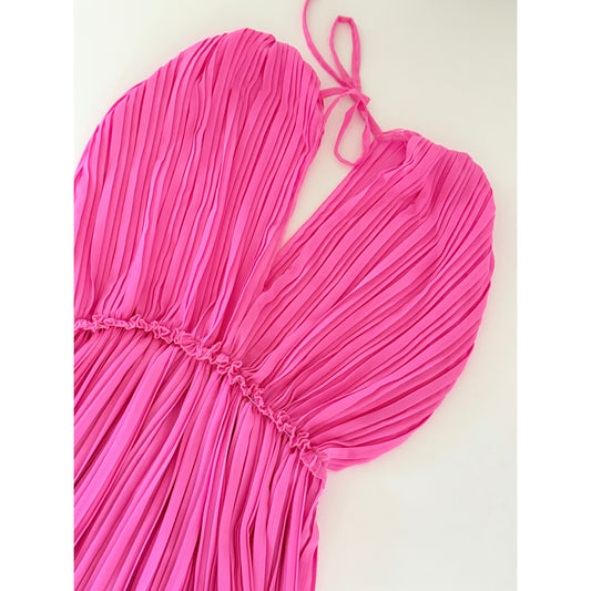 Rüschenkleid - pink