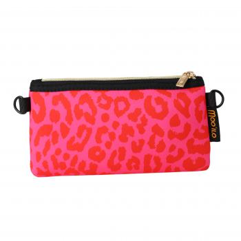 Moo´ilo Pinke Leo- Socke mit Leo- Clutch