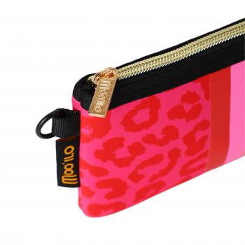 Moo´ilo Pinke Leo- Socke mit Leo- Clutch