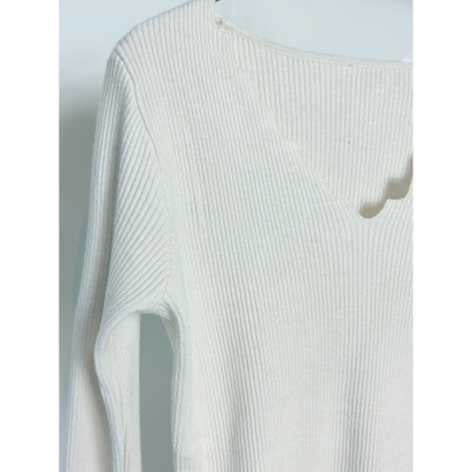 Shirt mit Zick Zack - natur