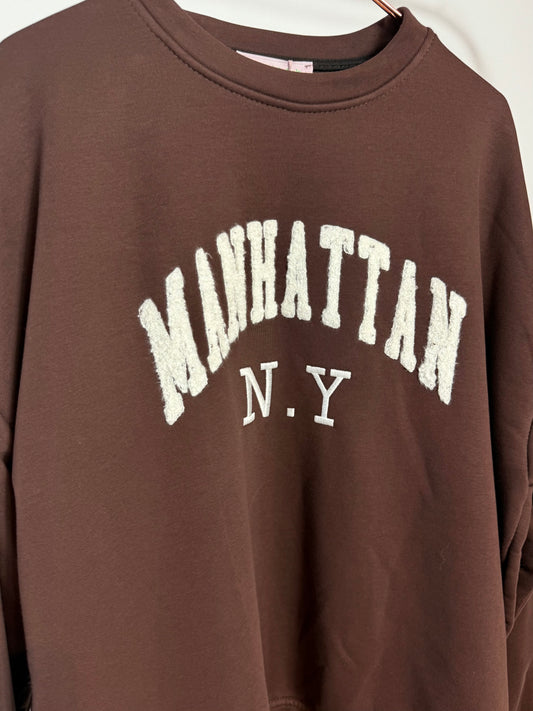 Sweater "Manhattan N.Y" - braun