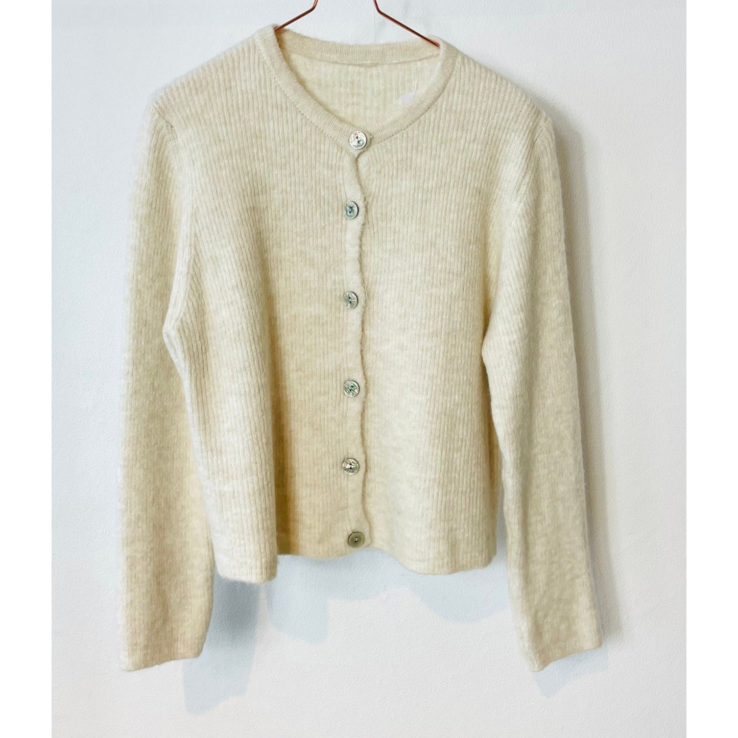 Strickjacke -beige-