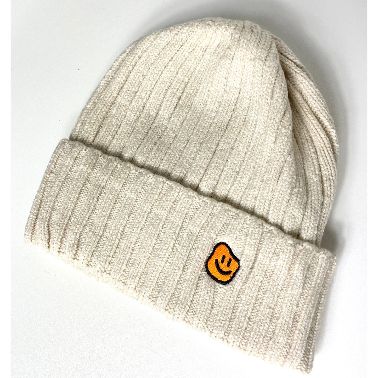 Beanie -Smiley- beige