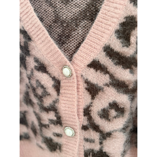 Strickjacke Leo - rosa