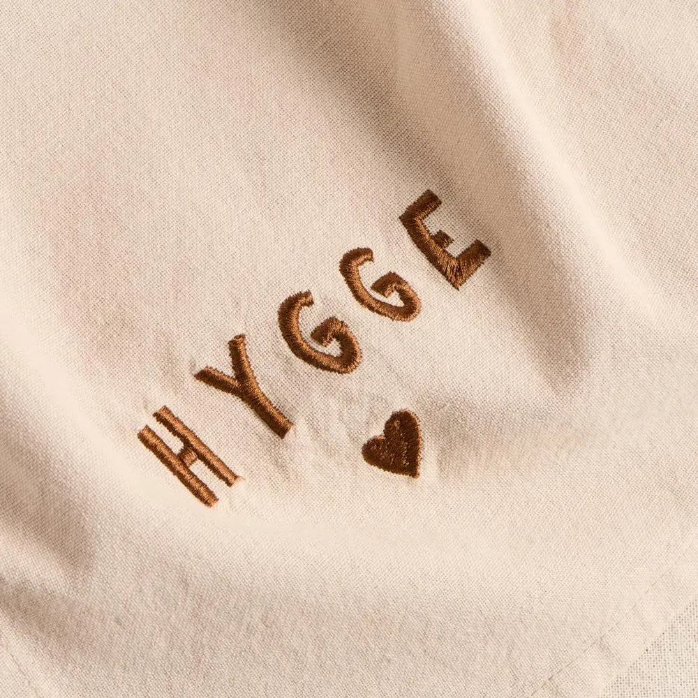 Ib Laursen Geschirrtuch Geschirrtuch Tradition mit Hygge - leinenfarbig