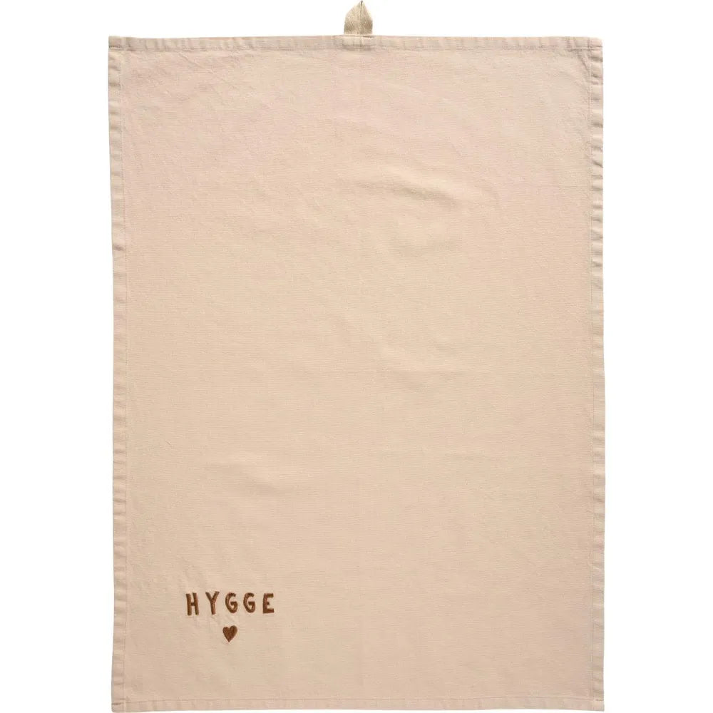 Ib Laursen Geschirrtuch Geschirrtuch Tradition mit Hygge - leinenfarbig