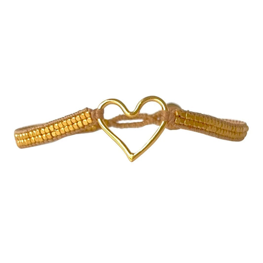 IBU Jewels Armband Jill gold Heart