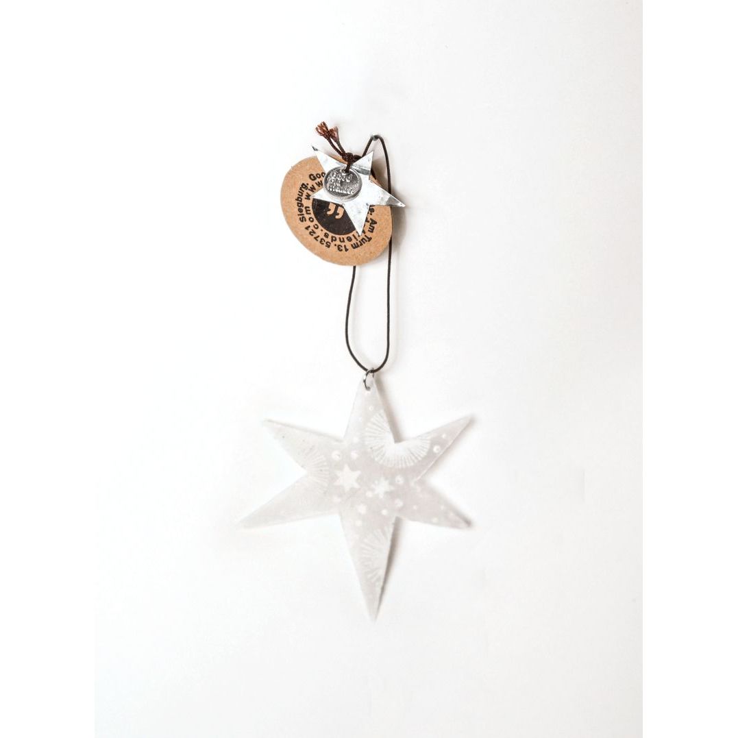 Good old friends Capizsterne -Sterne- silber