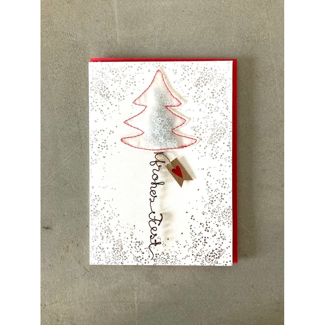 Good old friends - Winterballonkarte -Frohes Fest-