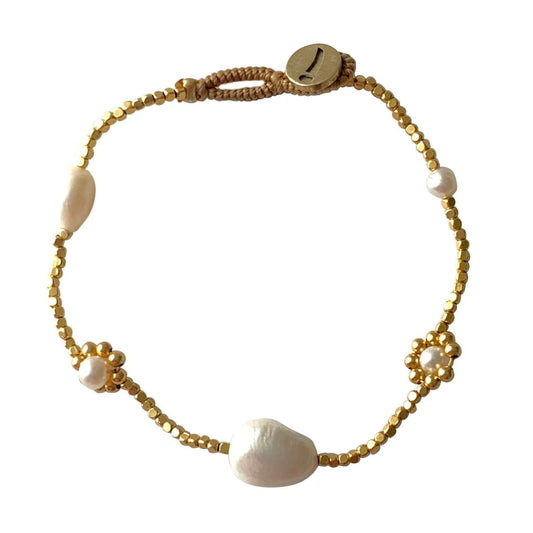 IBU Jewels Armband Peggy Pearl Flower