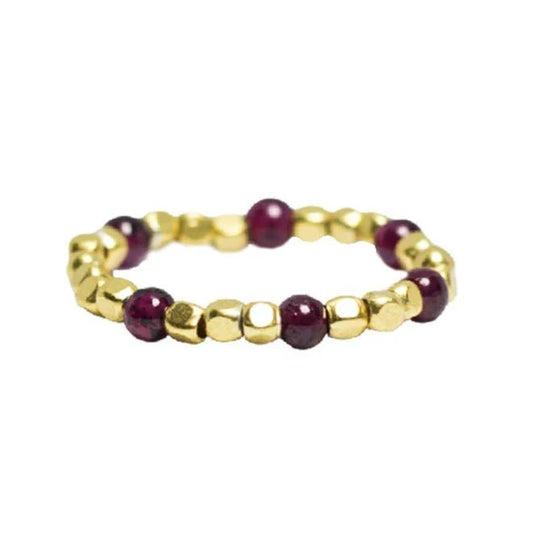 IBU Jewels Ring Bold - Garnet