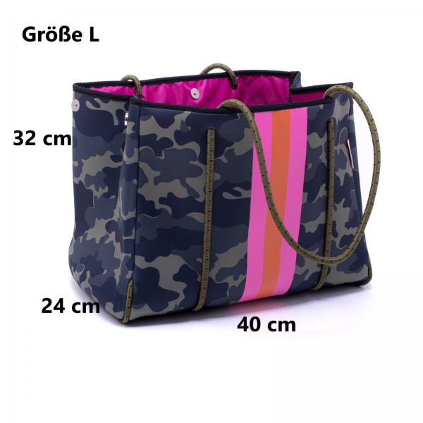 Moo´ilo Neopren Tasche Camouflage -L-