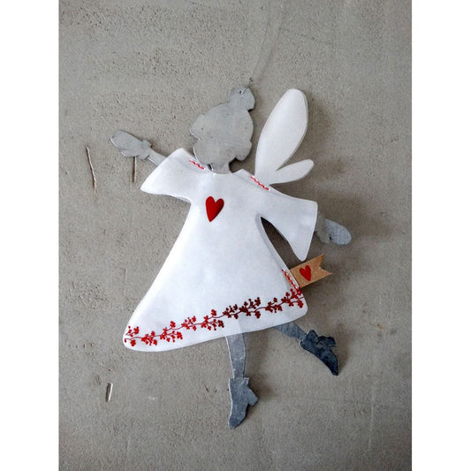 Good old Friends Winterfee -Fee rotes Herz-