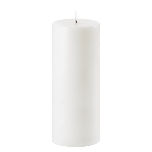 Piffany Copenhagen uyuni / LED Pillar Candle -nordic white- 10,1 X 25cm